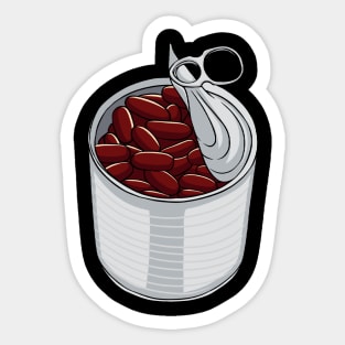 Can Of Beans Kidney Beans Baked Beans Sticker